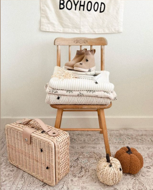 Wicker Suitcase Set