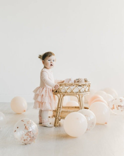 Aria Doll Rattan Changing Table - Ellie & Becks Co.