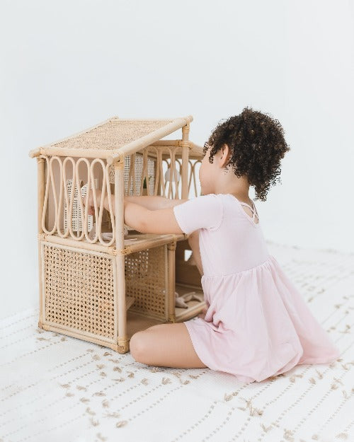 Edie Rattan Dollhouse - Ellie & Becks Co.
