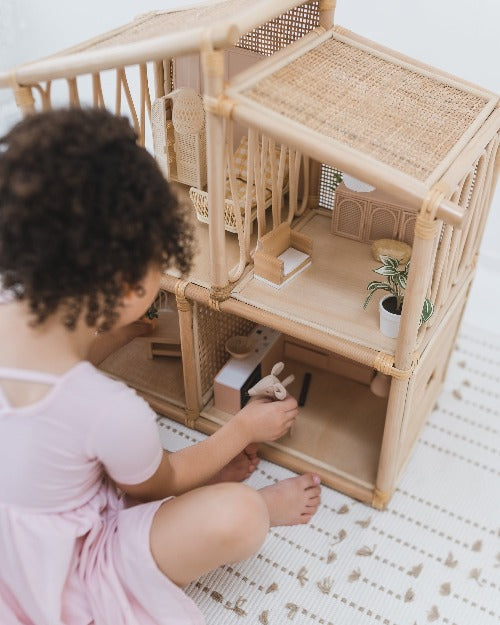 Edie Rattan Dollhouse - Ellie & Becks Co.