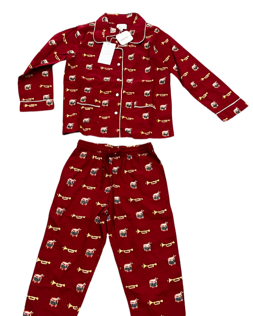 Drummer Boy Red Holiday Pajamas