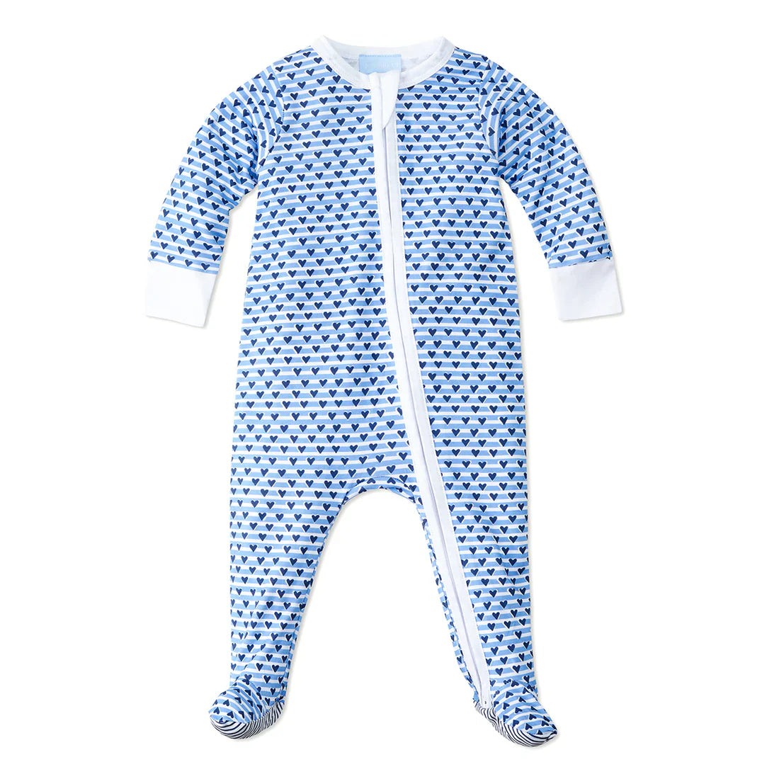 Sailor Hearts Footie Pajama