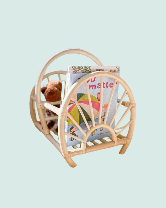 Sunshine Rattan Book Rack