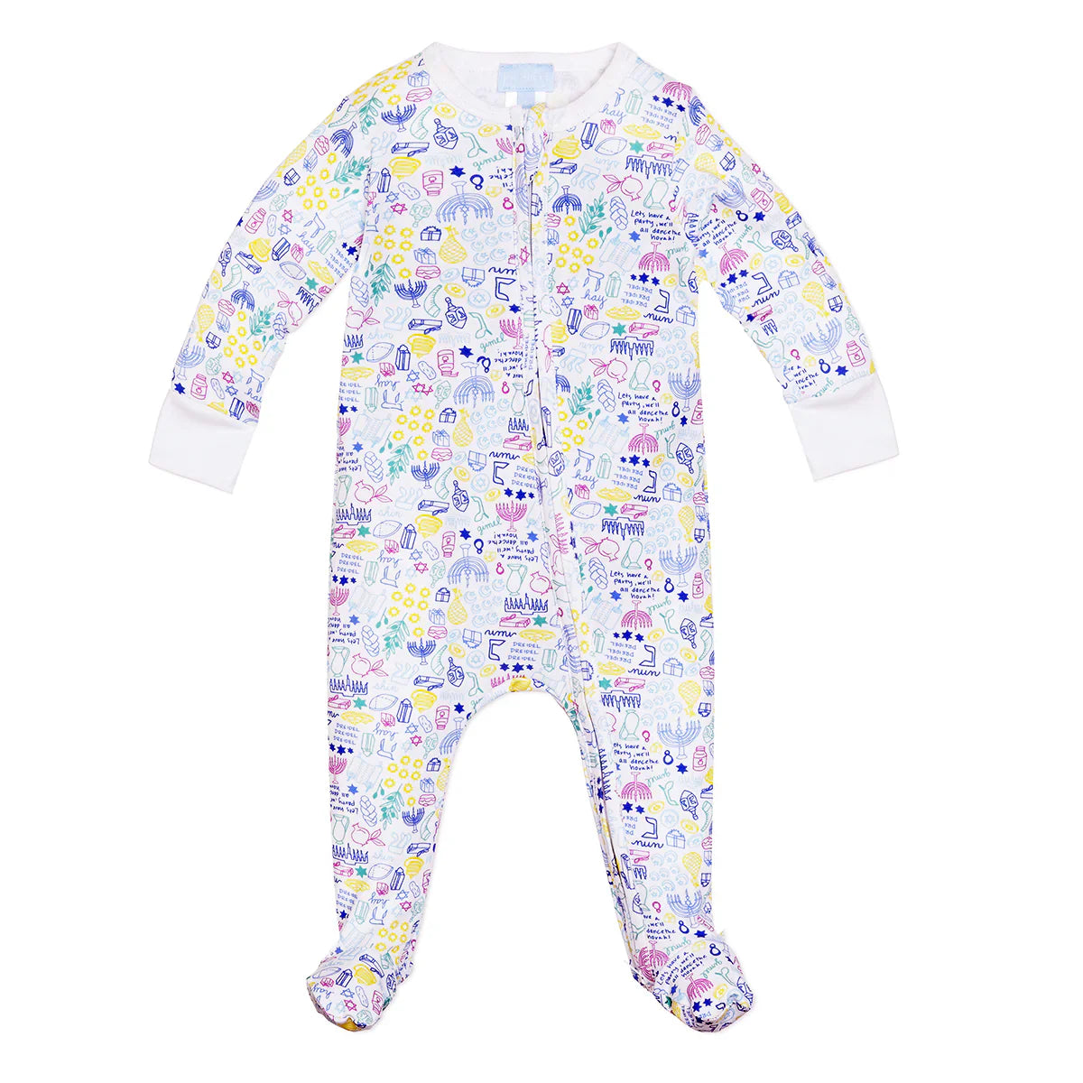 Hanukkah Zip Baby Onesie