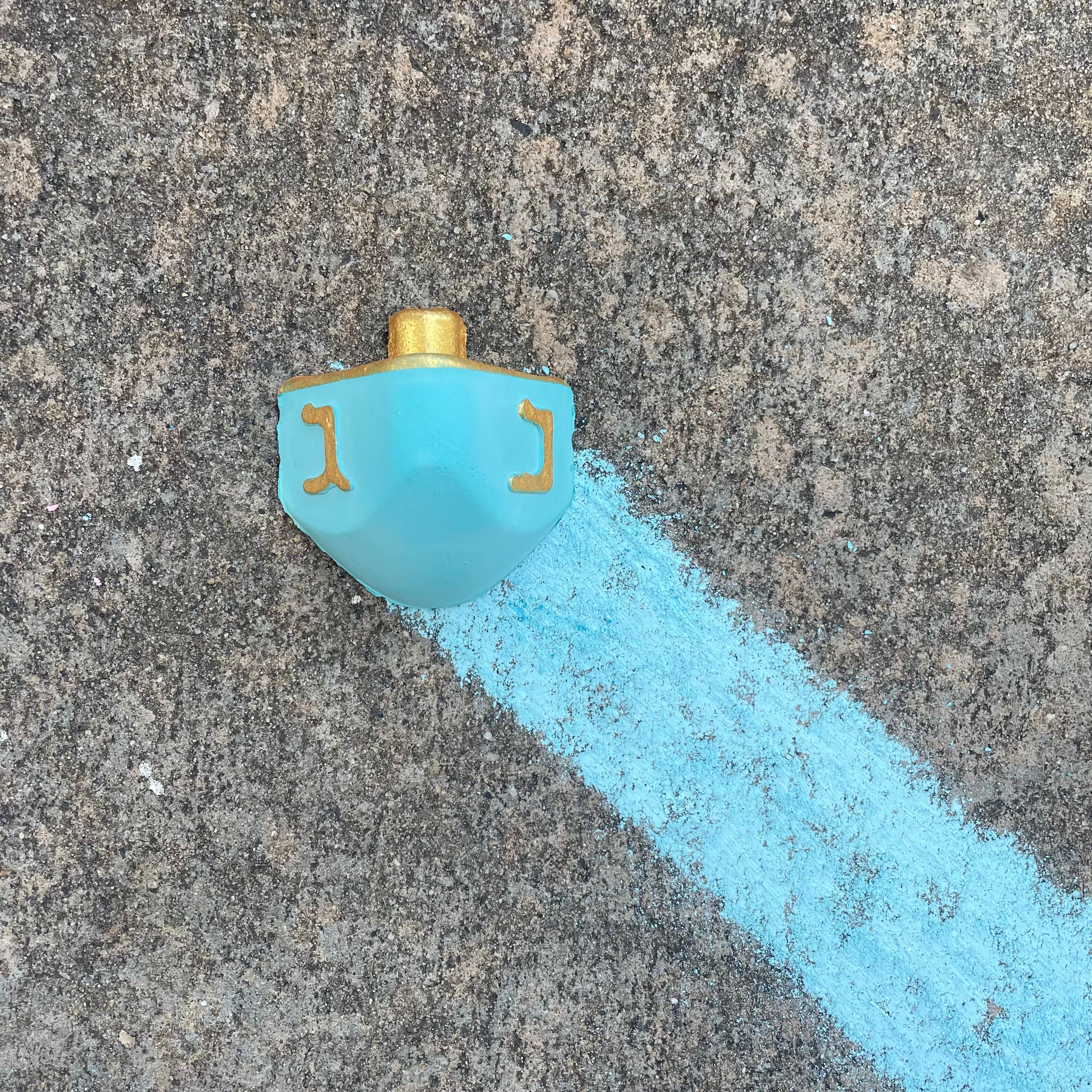 Dreidel Handmade Sidewalk Chalk