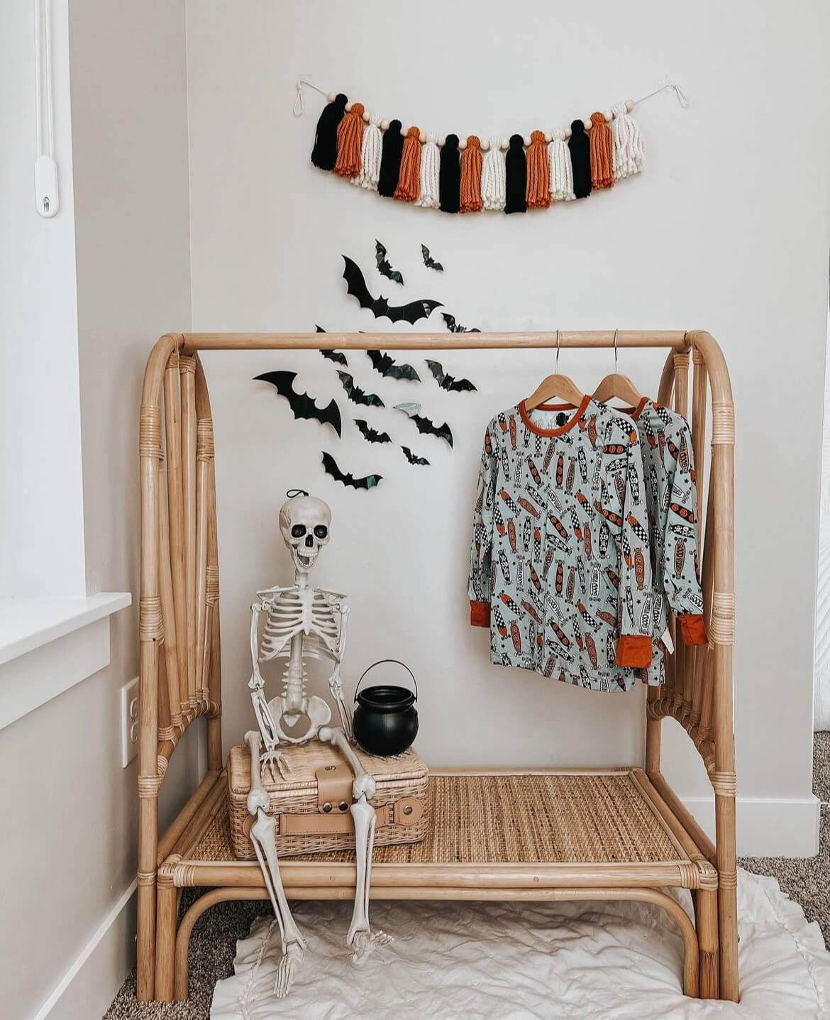 Wicker Suitcase Set