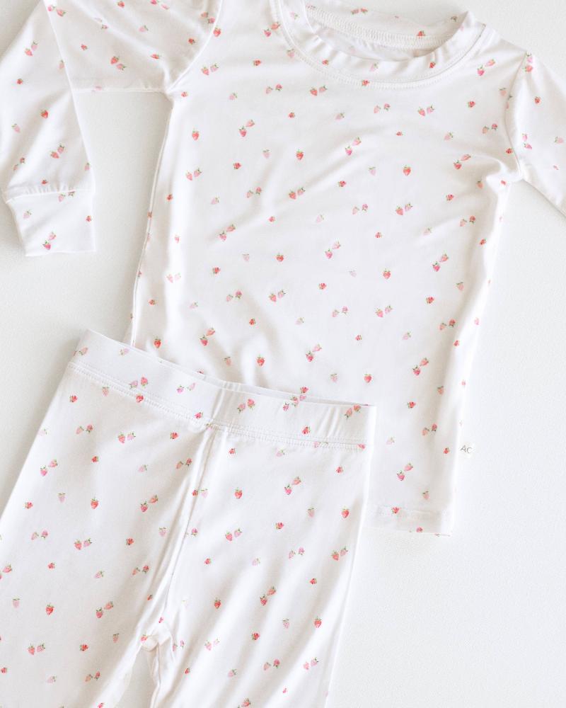 Strawberry Bamboo Pajamas