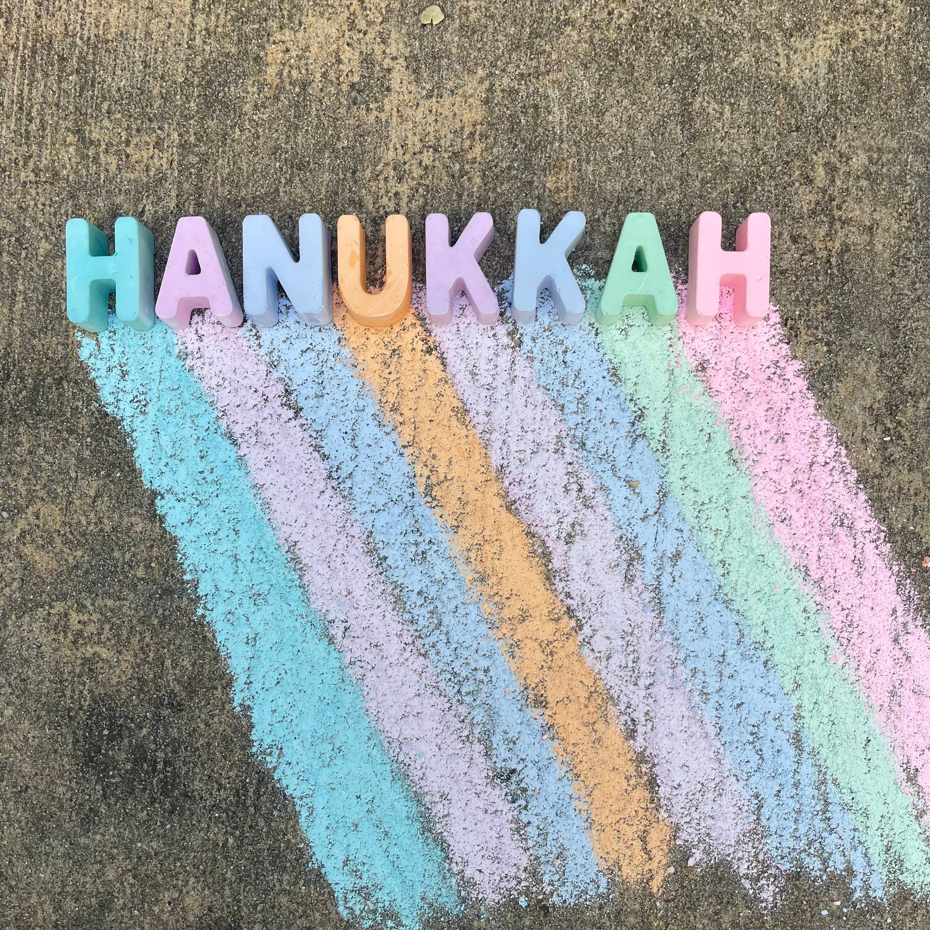 HANUKKAH SIDEWALK CHALK