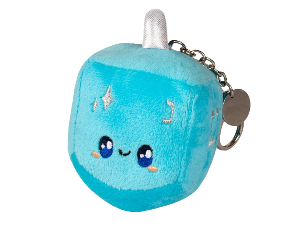 Pocket-Sized Plush Dreidel Keychain