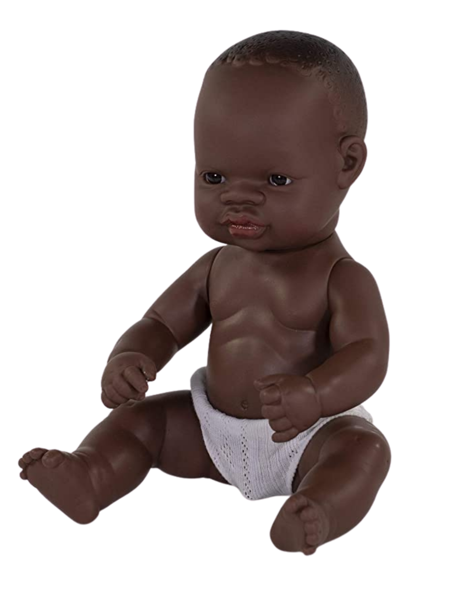Miniland Newborn Boy Doll African Boy 12 5/8 inch - Ellie & Becks Co.