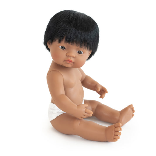 Miniland Boy Doll Hispanic - Ellie & Becks Co.