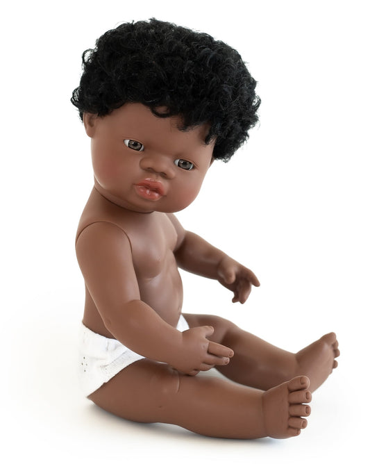Miniland Boy Doll Black - Ellie & Becks Co.