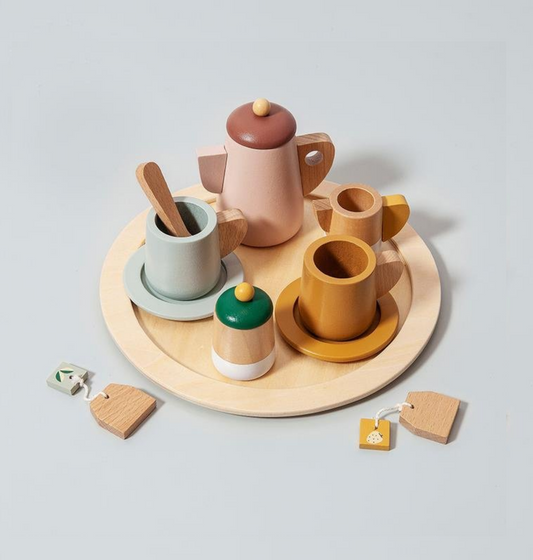 Wooden Tea Set