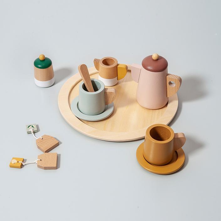 Wooden Tea Set